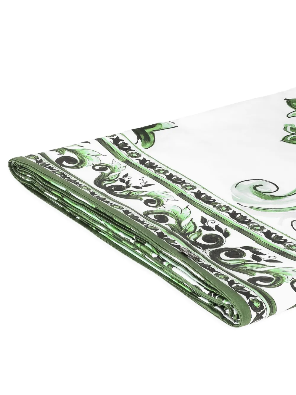 Dolce & Gabbana Floral Duvet Cover (260cm X 220cm) In Green