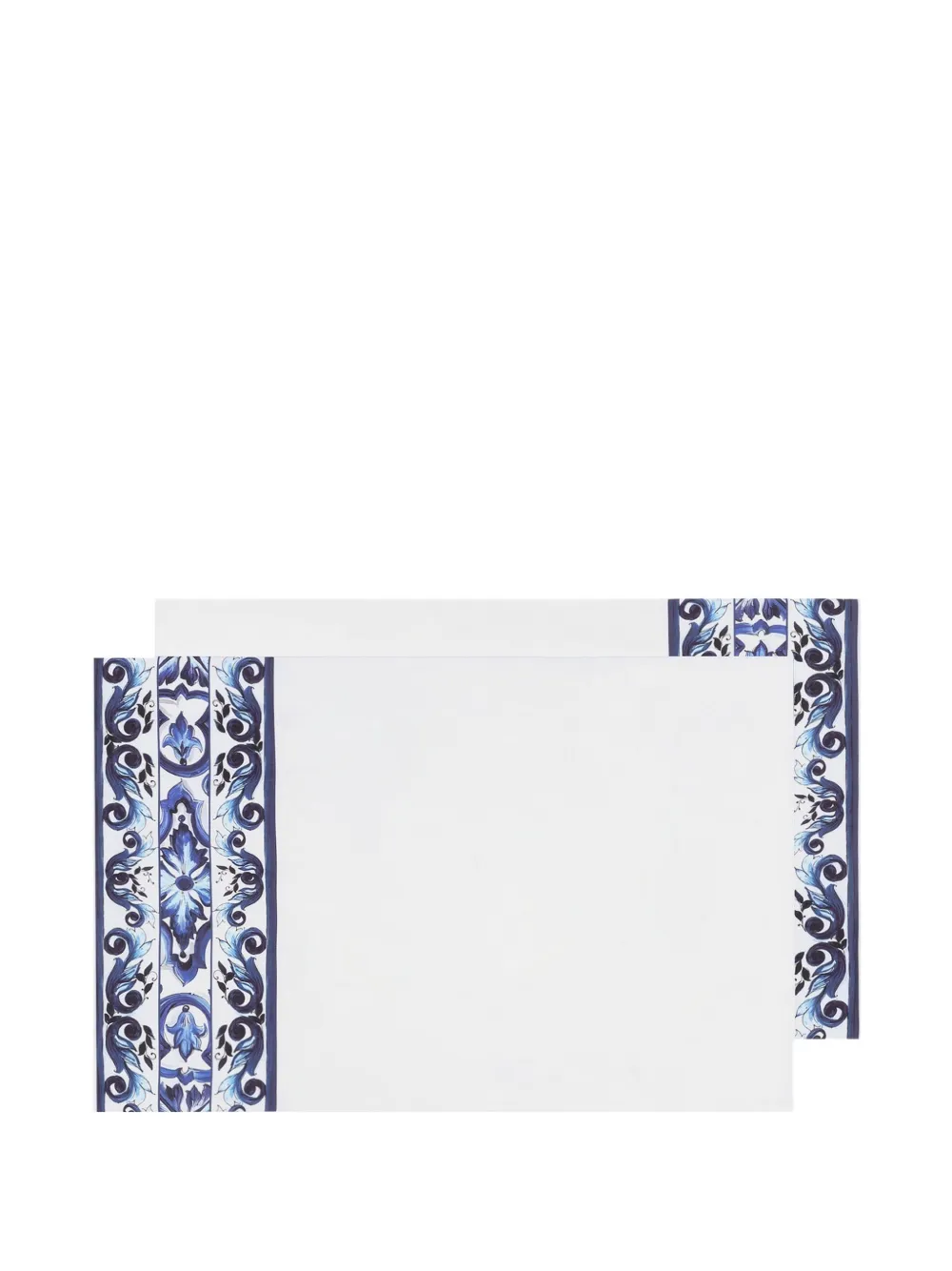 Dolce & Gabbana Kissenbezüge aus Baumwolle (2er-Set) | Weiß | Image 1