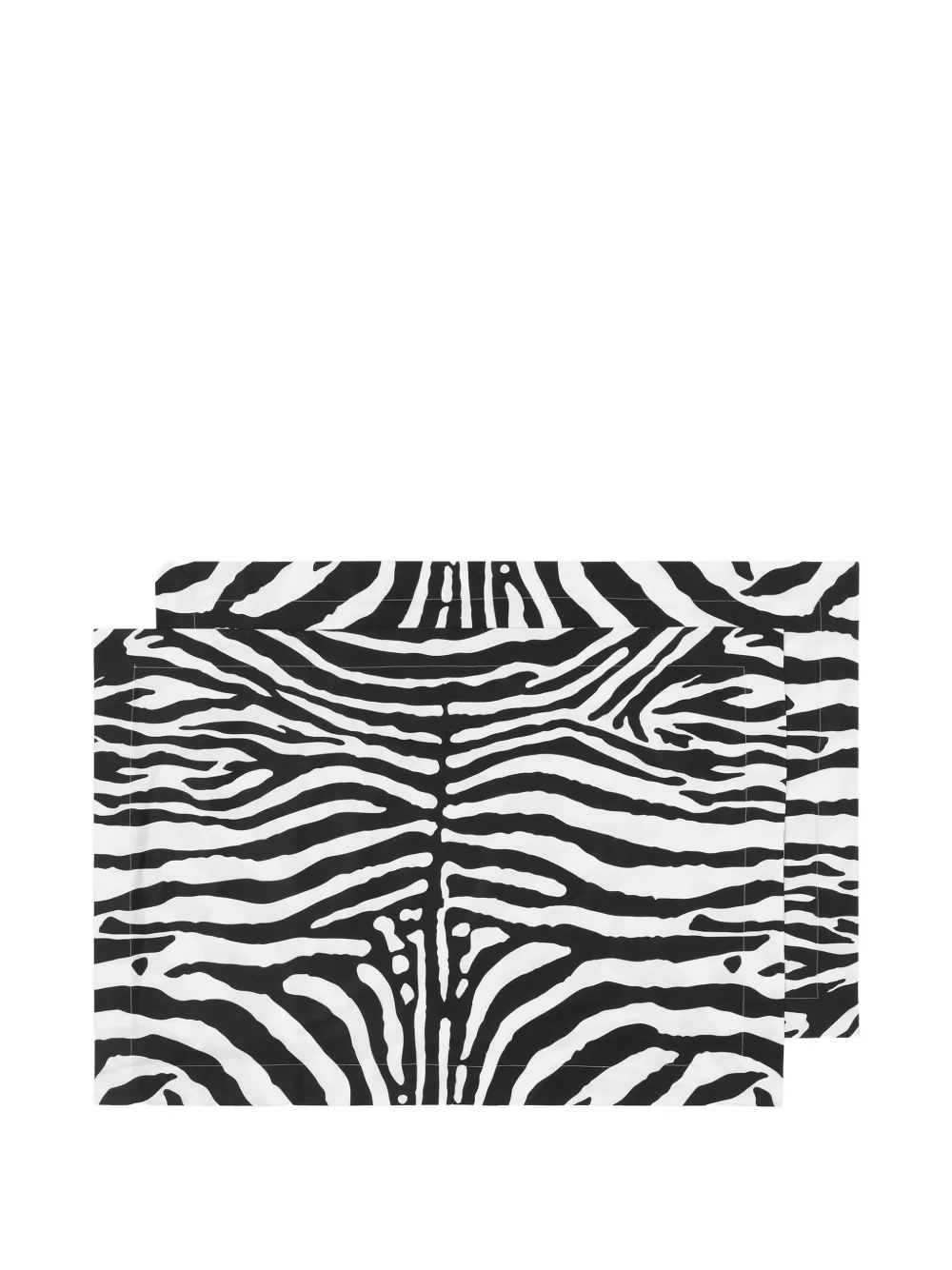 Dolce & Gabbana Kissenbezug Mit Animal-print (2er-set) In Black