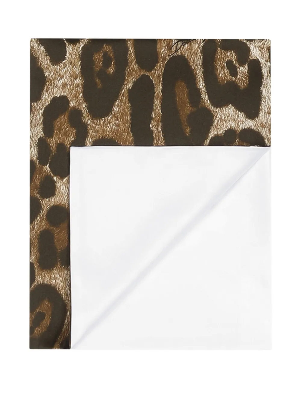 Dolce & Gabbana leopard-print pillowcases (set of two) | White | Image 1