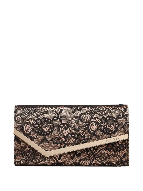 Jimmy Choo Emmie クラッチバッグ | ブラック | FARFETCH JP