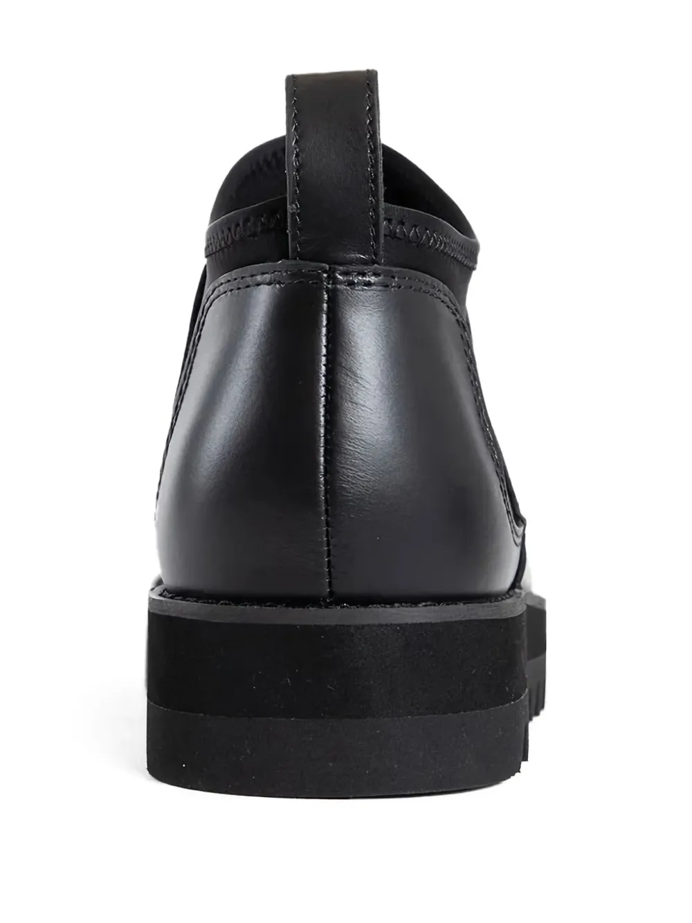 Comme Des Garçons Homme Deux Leather Chelsea Boots In Black