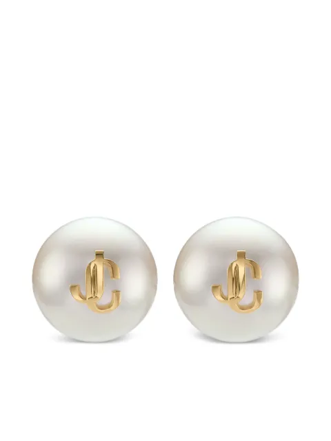 Jimmy Choo aretes largos con perla