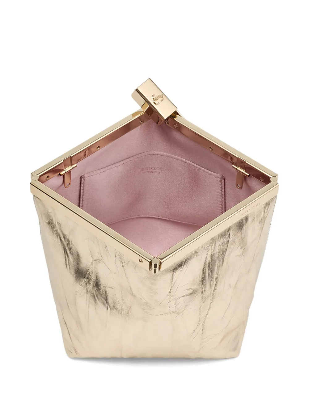 Jimmy Choo Ganache クラッチバッグ | ゴールドトーン | FARFETCH JP