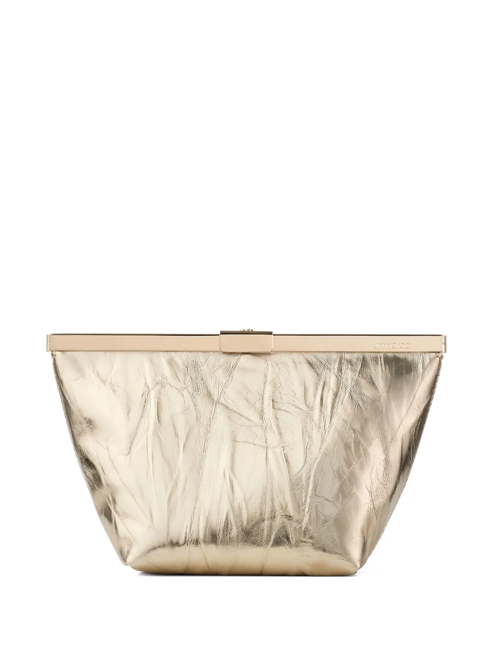 Jimmy Choo Ganache chain clutch bag | Gold | Image 1
