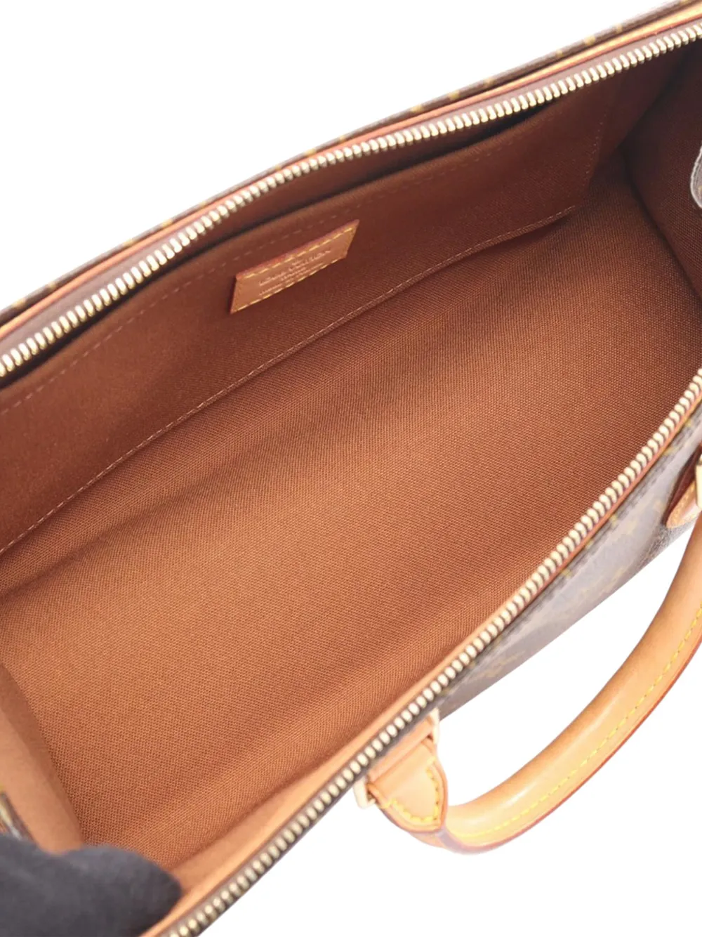 Pre-owned Louis Vuitton 2005 Monogram Popincourt Handbag In Brown