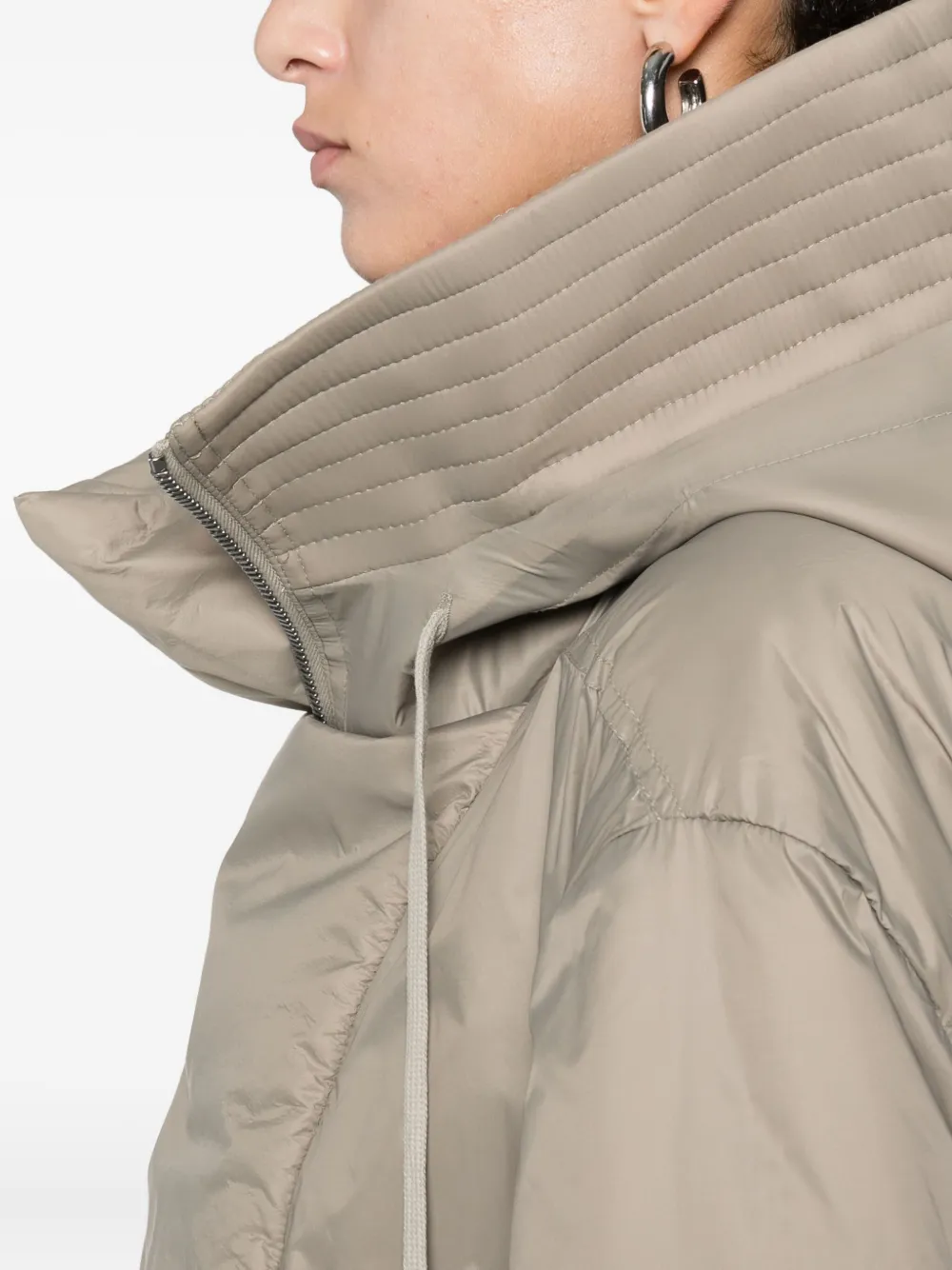 Rick Owens DRKSHDW Bomberjack met rits Bruin