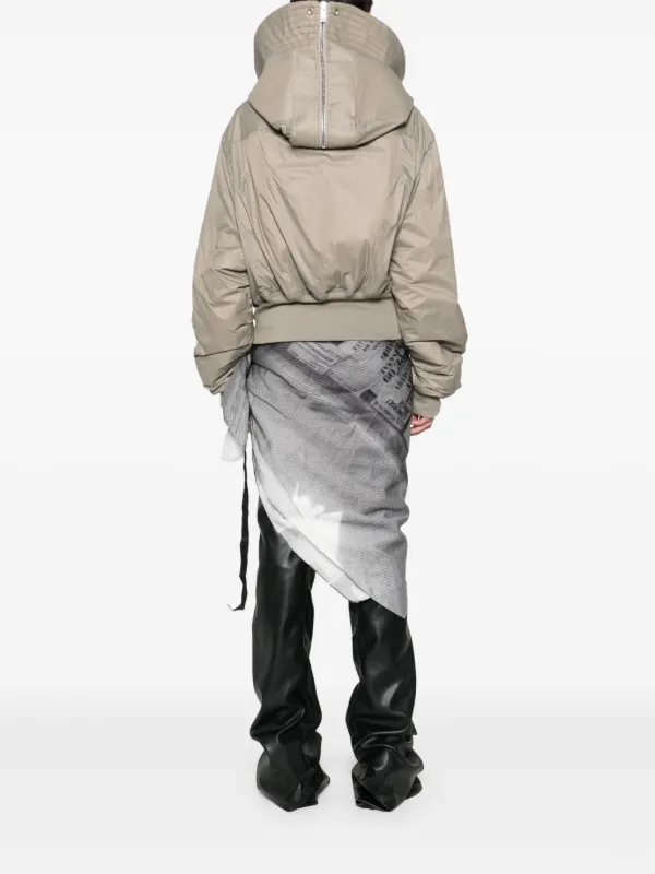 Rick Owens DRKSHDW ジップアップ ボンバージャケット | ブラウン