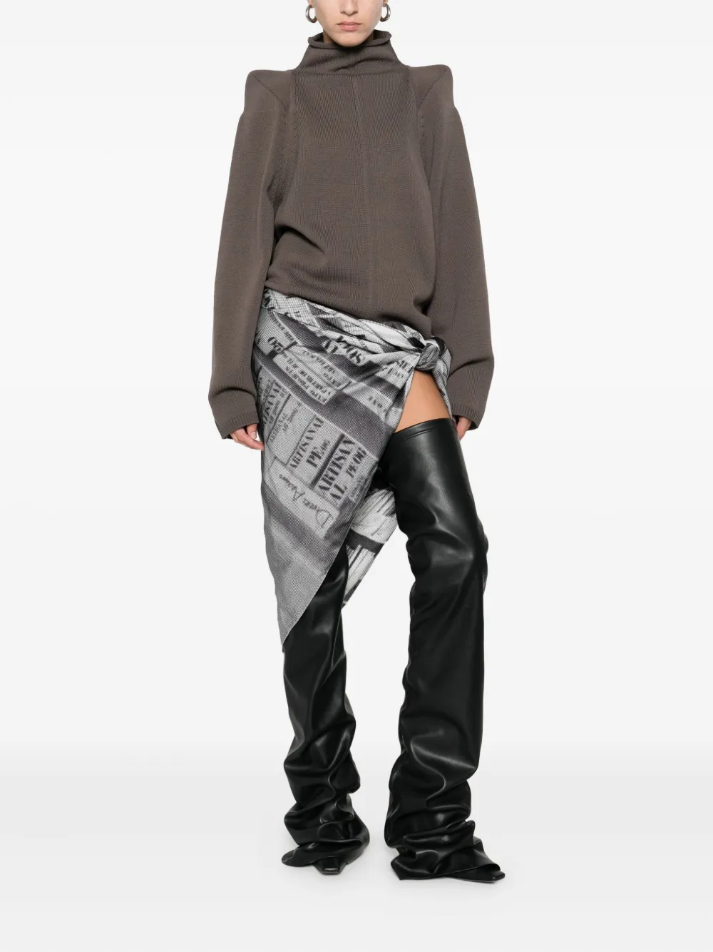 Rick Owens pull à col montant | Pulls | Image 2