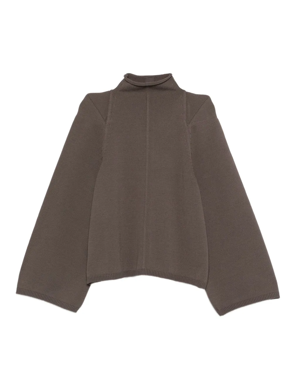 Rick Owens pull à col montant | marron | Image 1