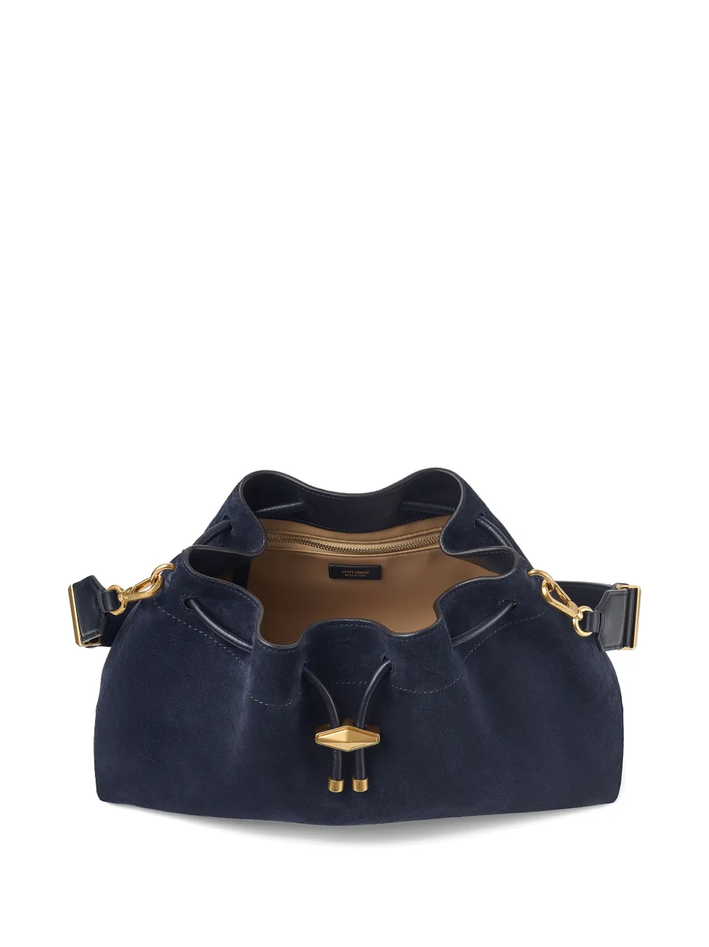 Jimmy Choo Cinch スエードショルダーバッグ M | ブルー Jimmy Choo Cinch スエードショルダーバッグ M | ブルー