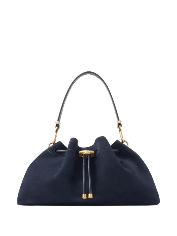 Jimmy Choo Cinch スエードショルダーバッグ M | ブルー | FARFETCH JP