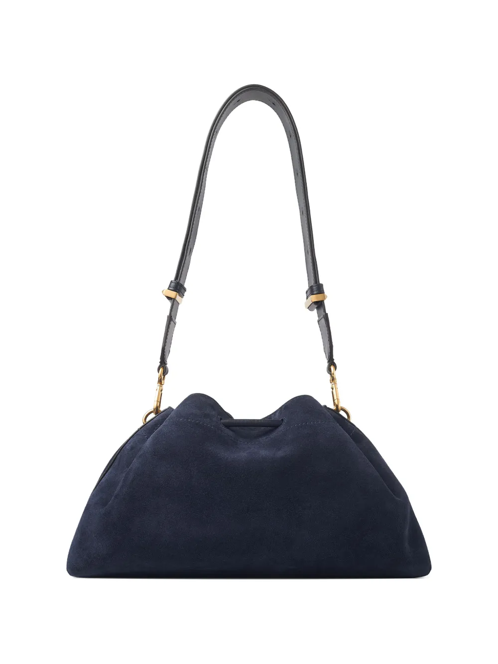 Jimmy Choo Medium Cinch suède schoudertas Blauw