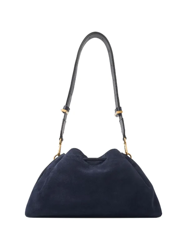 Jimmy Choo Cinch スエードショルダーバッグ M | ブルー Jimmy Choo Cinch スエードショルダーバッグ M | ブルー