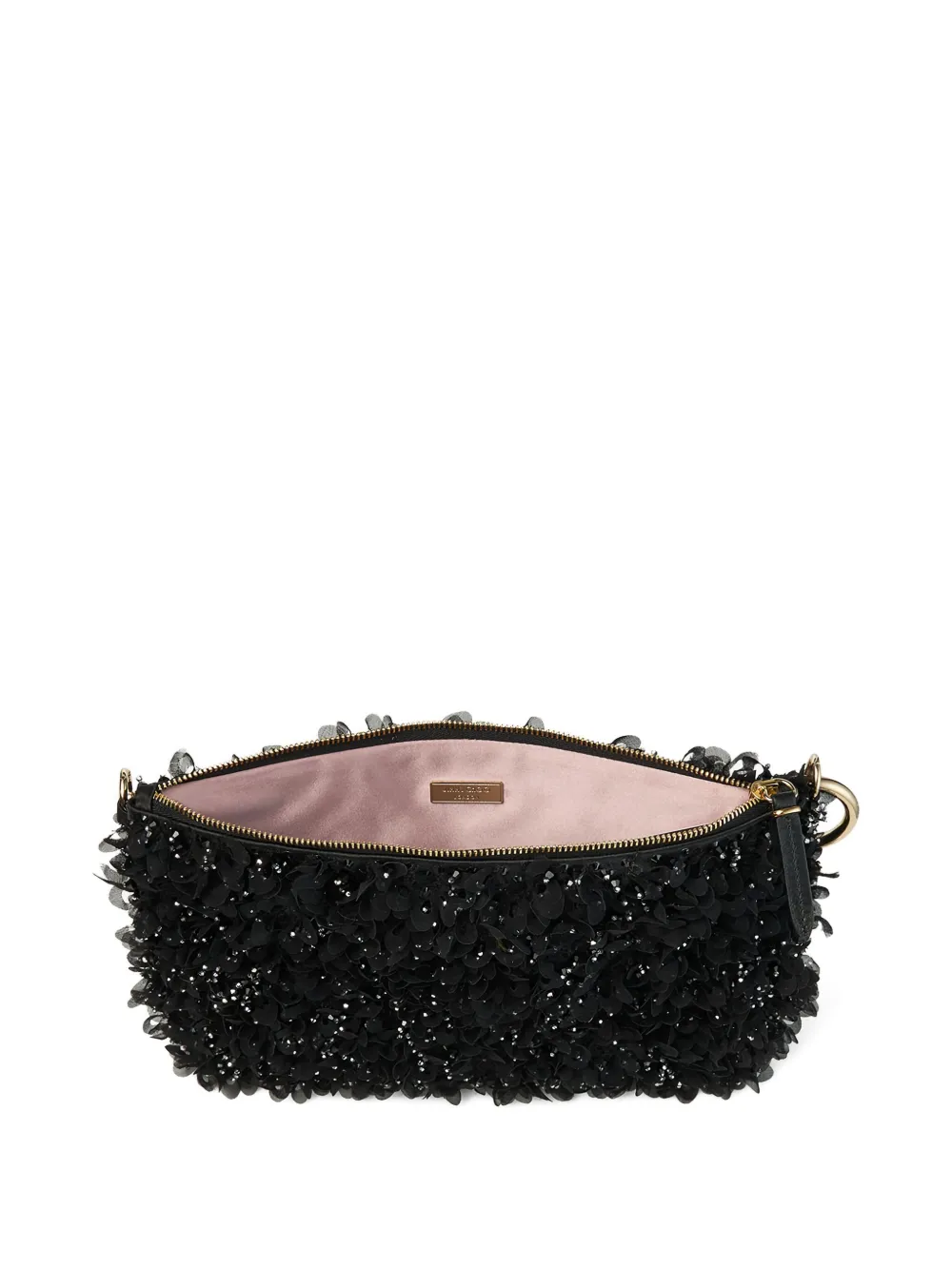 Jimmy Choo Callie clutch met kristallen Zwart