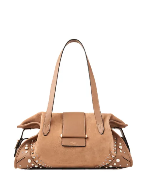 Jimmy Choo Bar Filo studded top-handle tote bag