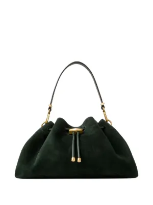 Jimmy Choo Cinch スエードショルダーバッグ M | ブルー Jimmy Choo Cinch スエードショルダーバッグ M | ブルー
