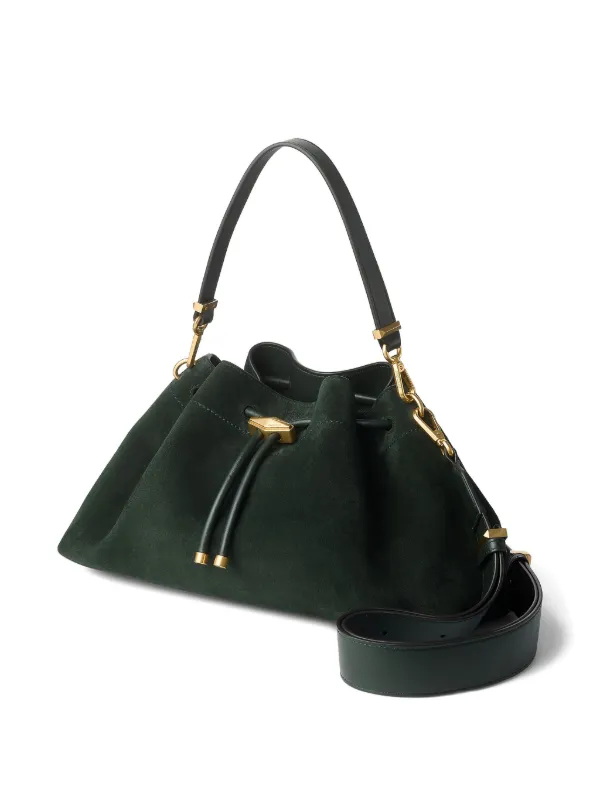 Jimmy Choo Medium Cinch Bucket Bag | Green | FARFETCH
