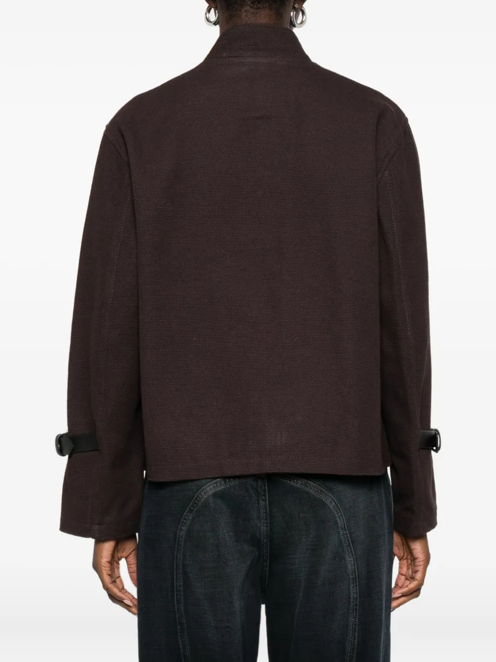 Gimaguas Buckle-strap Jacket In Purple