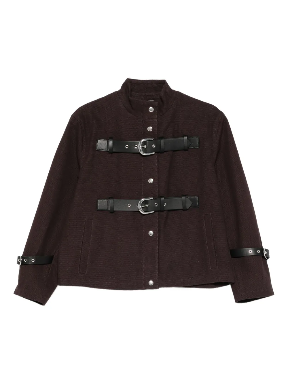 Gimaguas buckle-strap jacket | Brown | Image 1