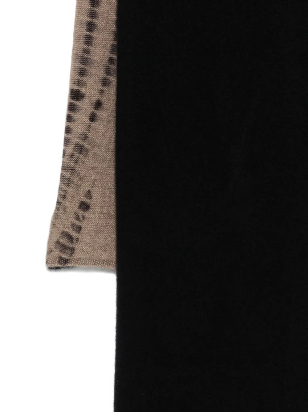 Suzusan Tie-dye Scarf In Black