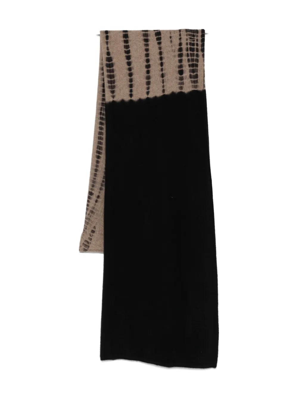 Suzusan Tie-dye Scarf In Black