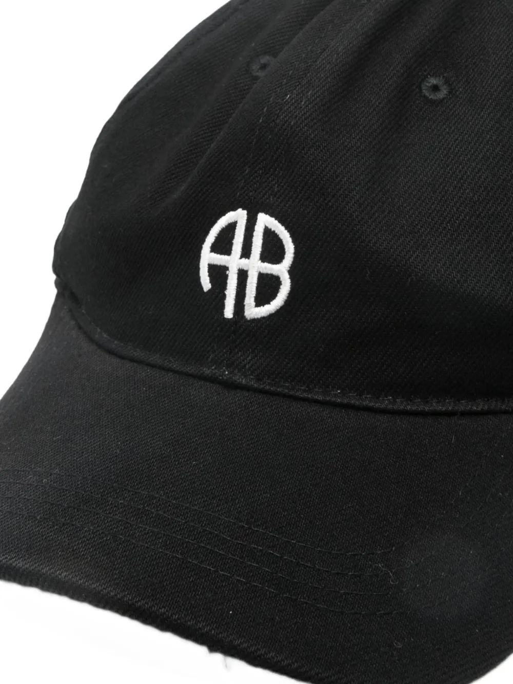 ANINE BING logo baseball cap hat - Zwart
