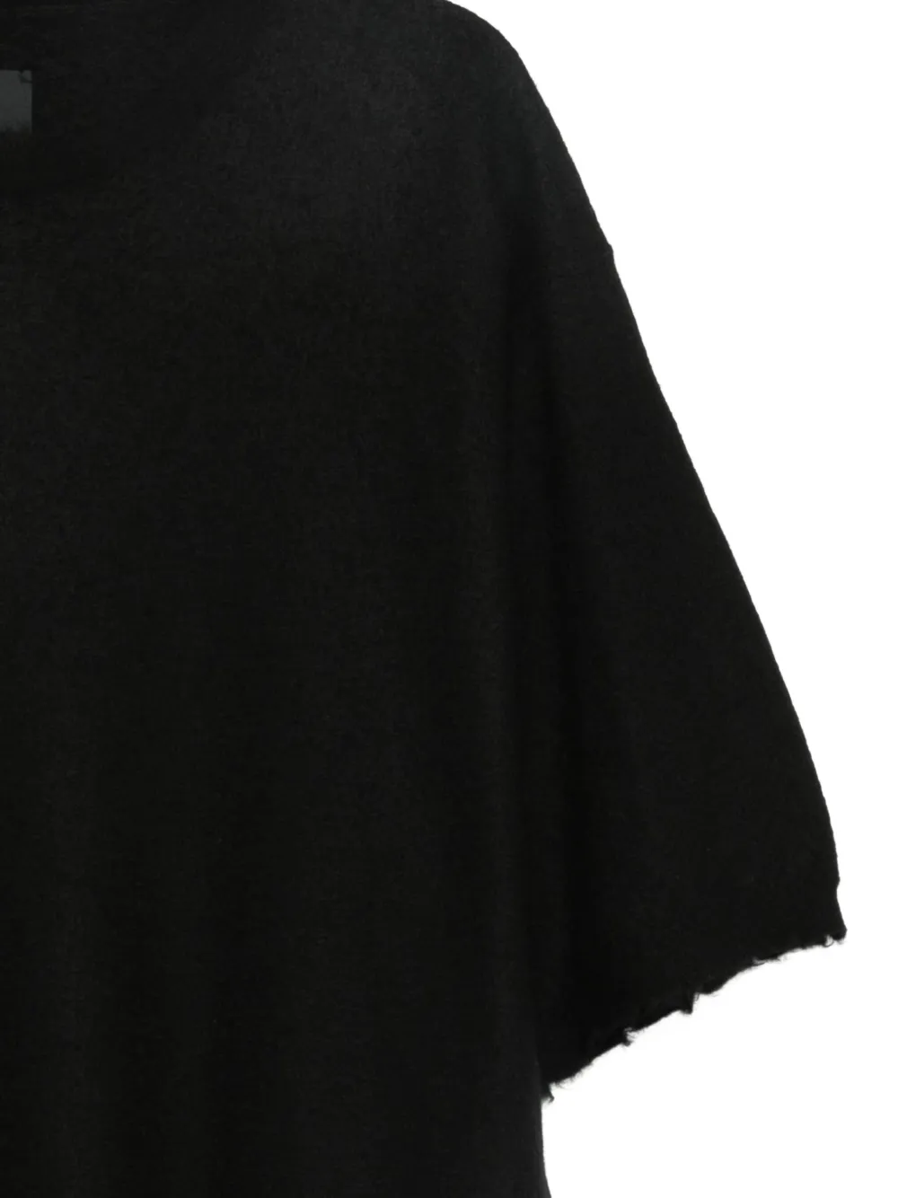  Frei-mut Keith Frayed-edge T-shirt - Black 