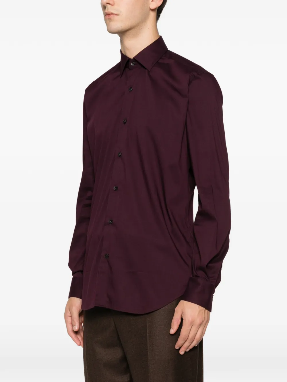 Robert Friedman Buttoned Shirt In Purple