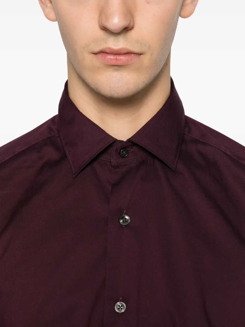 Robert Friedman Buttoned Shirt In Purple