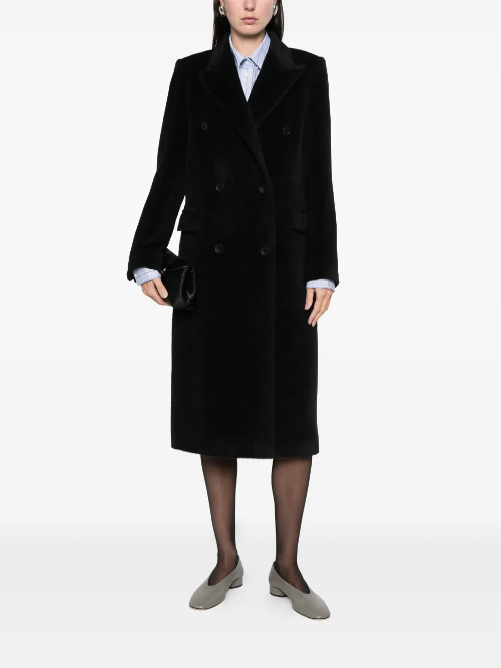 Tagliatore belted-waist double-breasted coat | Double Breasted & Peacoats | Image 2