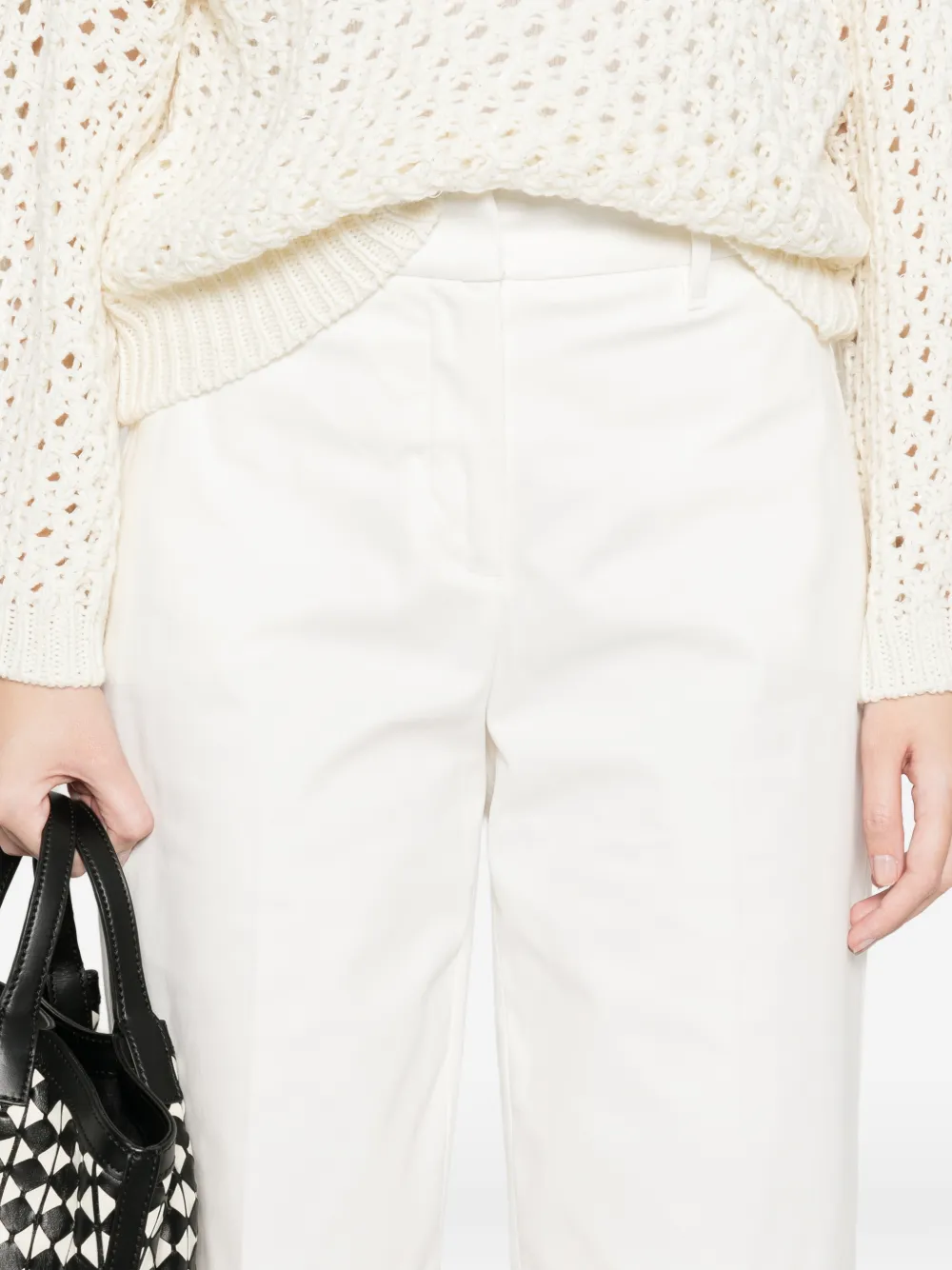 True Royal Niky Side-pocket Trousers In White