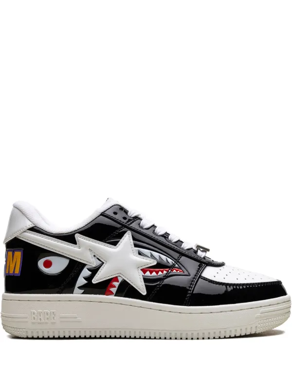 A BATHING APE® Shark スニーカー | ブラック | FARFETCH JP