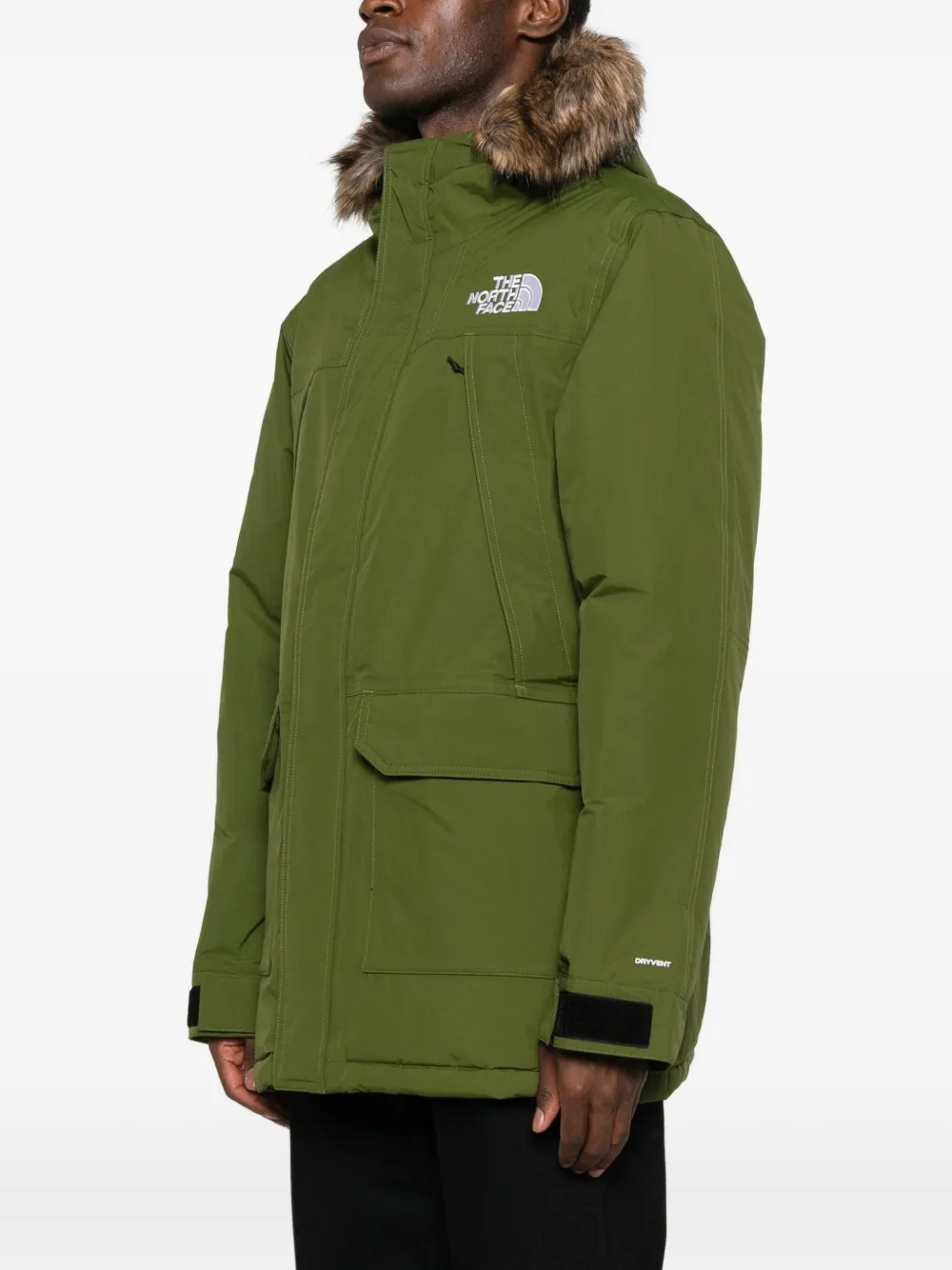 The North Face Jack met capuchon Groen