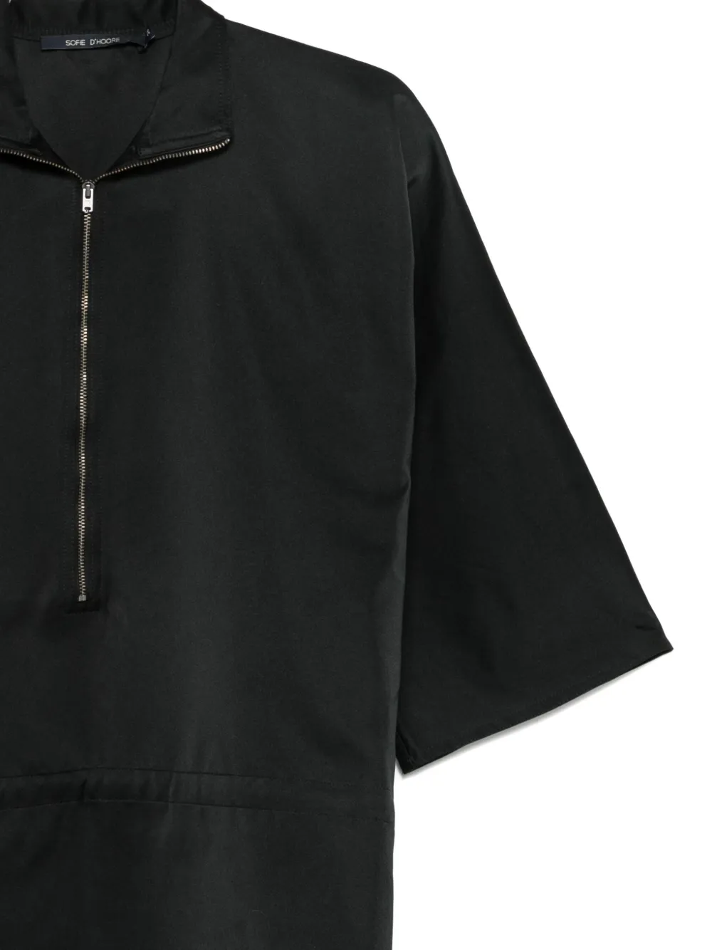 Sofie D'hoore Dolci Zip-front Dress In Black