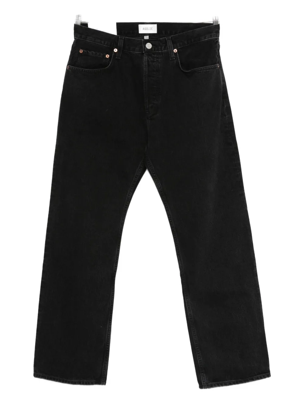 Agolde Jeans A Palazzo In Black