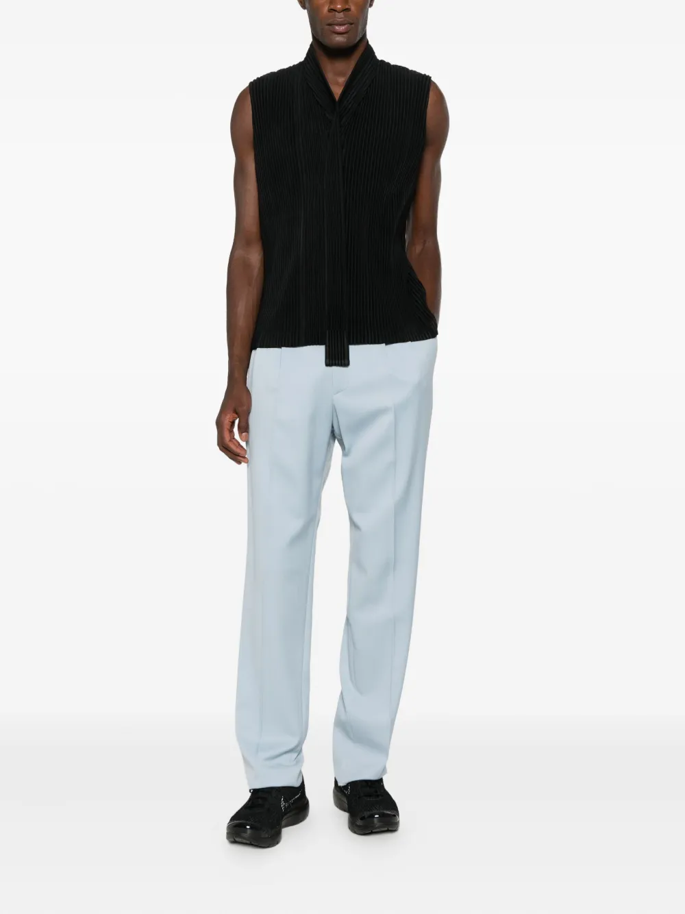 Homme Plissé Issey Miyake Monthly Colors September top - Zwart