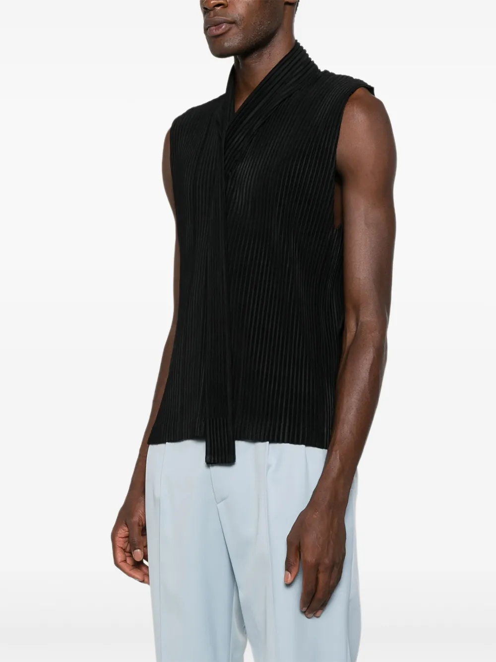 Homme Plissé Issey Miyake Monthly Colors September top Zwart