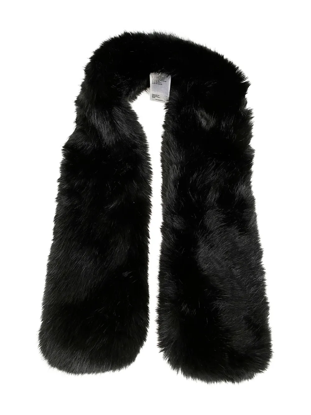 STAND STUDIO faux-fur scarf - Zwart