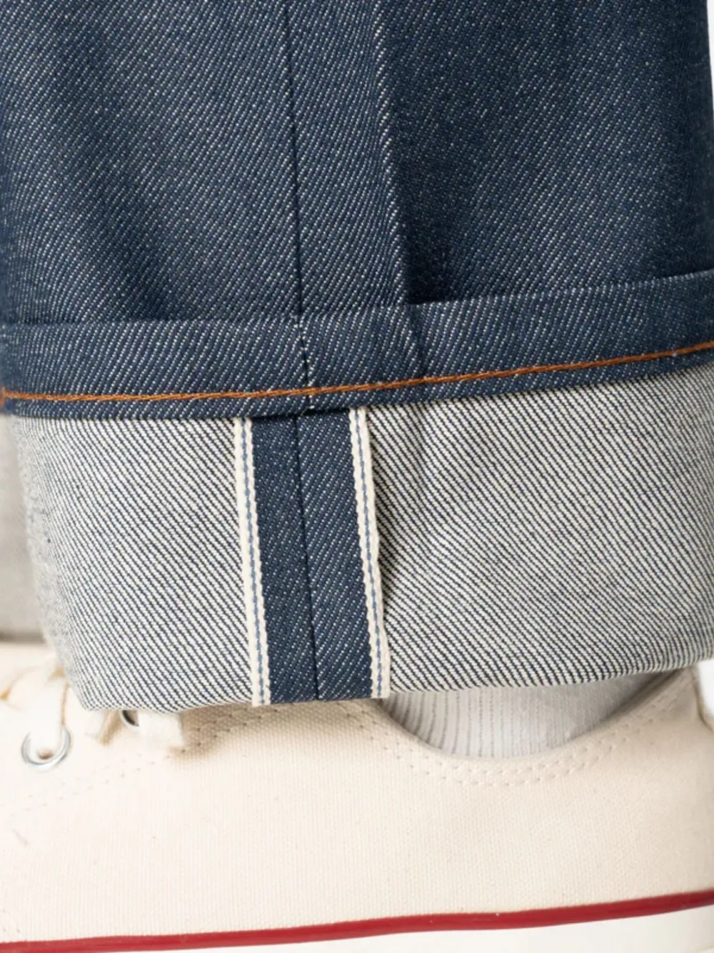 Naked And Famous True Guy Selvedge Jeans In Blue