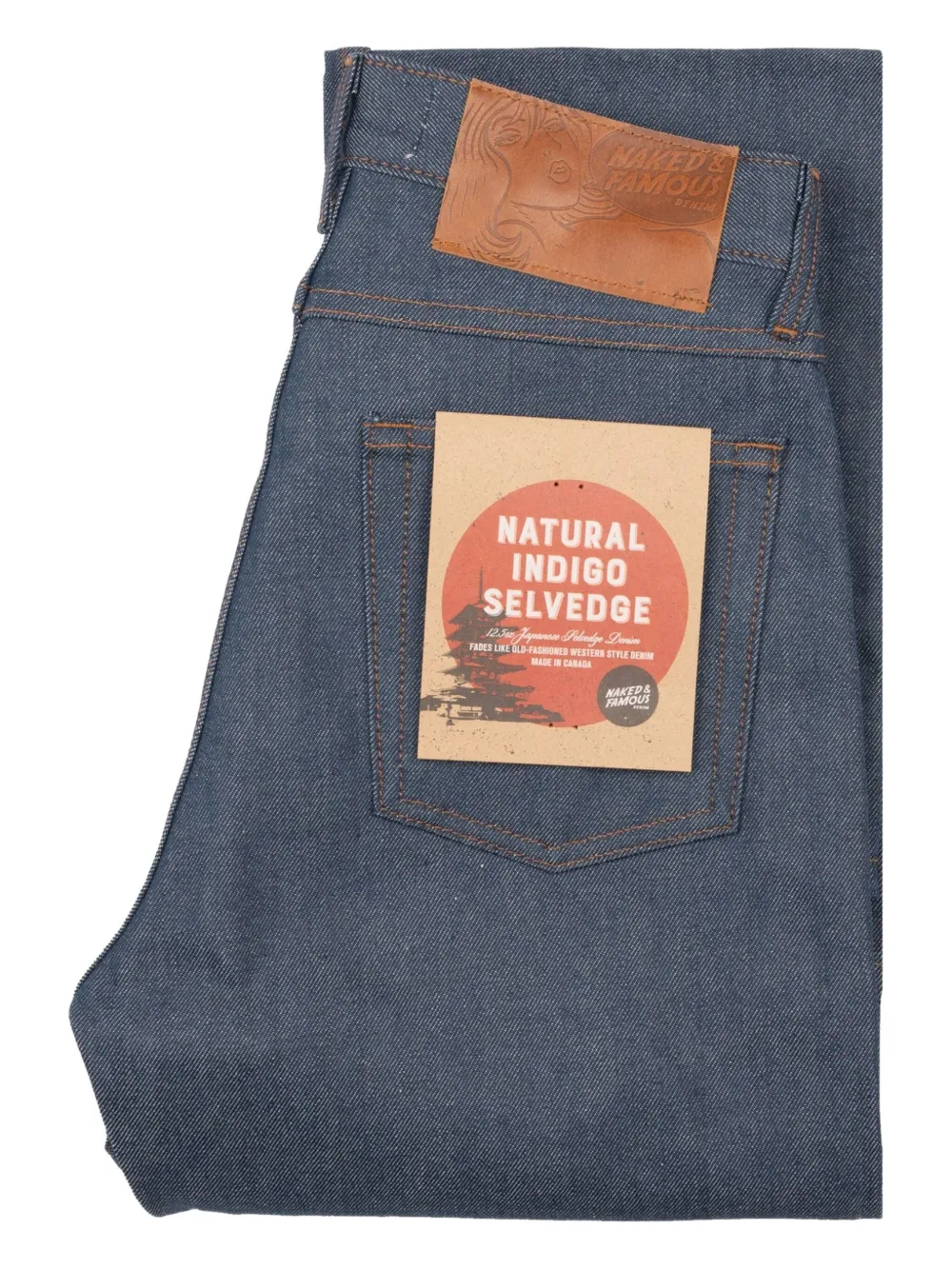 Naked and Famous True Guy selvedge jeans | Blue | Image 1