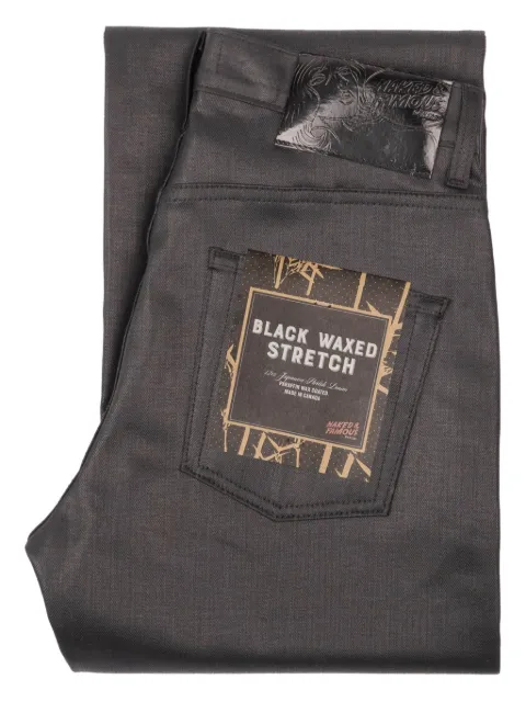 Naked and Famous Stong Guy waxed coated jeans