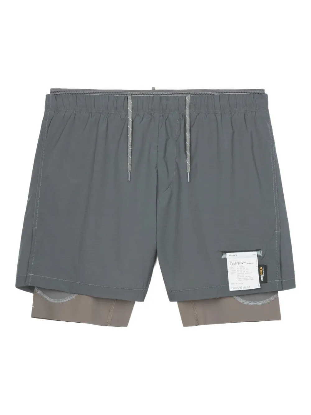 Satisfy TechSilk™ Cordura® 8" shorts | Grey | Image 1