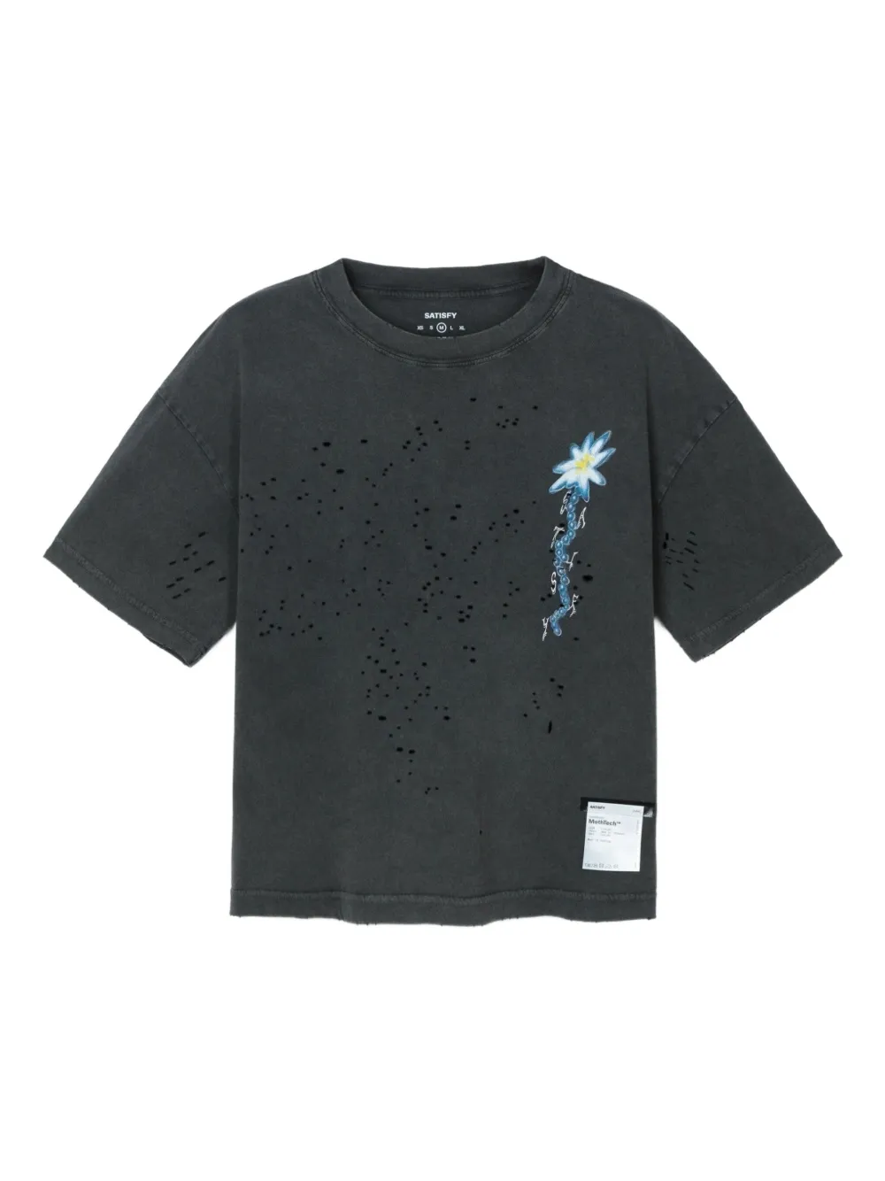 Satisfy playera MothTech | negro | Image 1