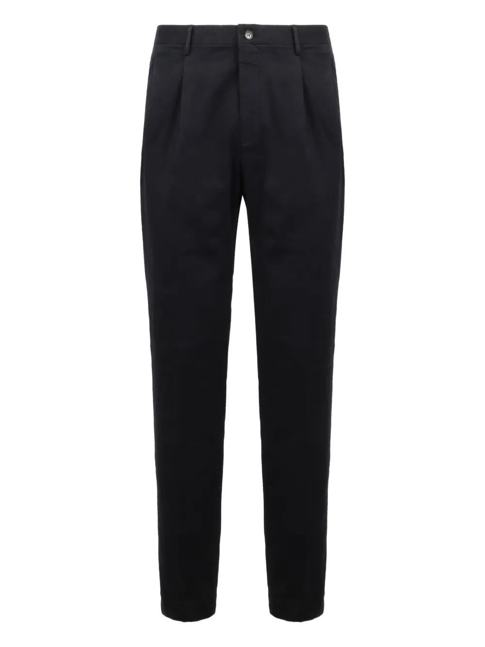 slowear zip-button cotton trousers | Black | Image 1