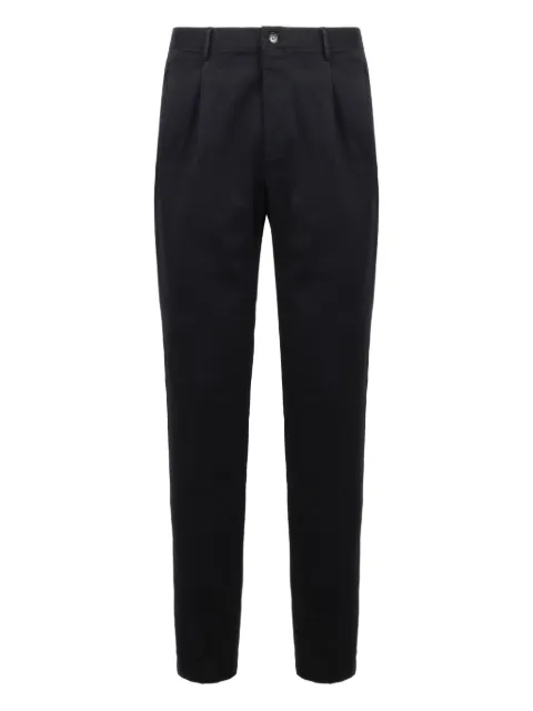 slowear zip-button cotton trousers