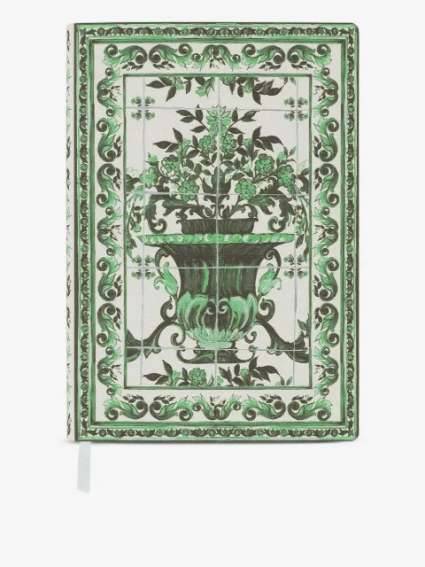 Dolce & Gabbana carnet à carreaux médium (14,5 cm x 21 cm)