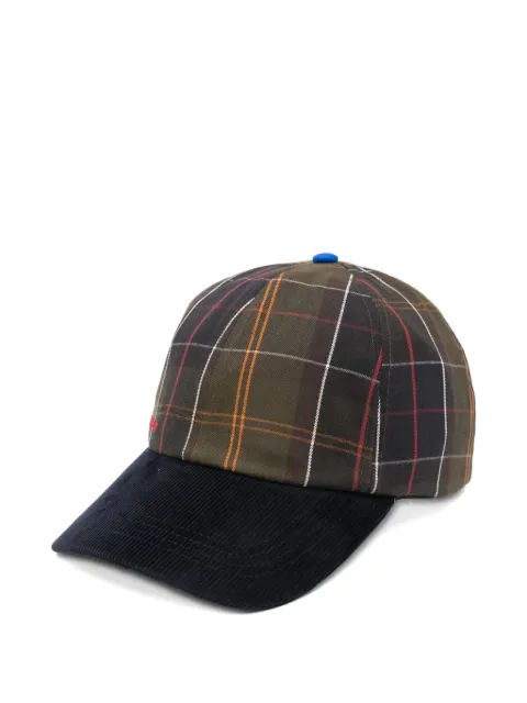Barbour x Paul Smith tartan corduroy cap