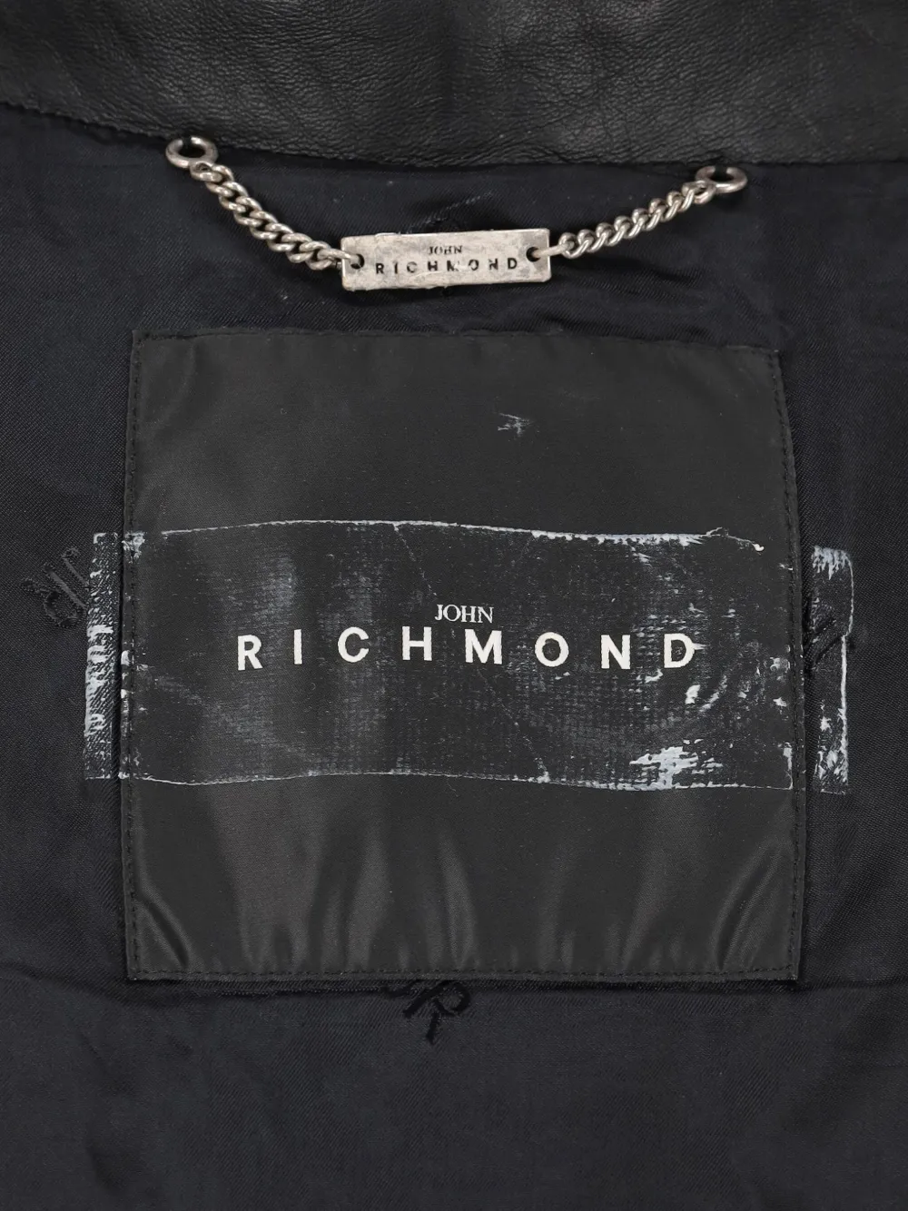 John Richmond レザー ライダースジャケット | ブラック | FARFETCH JP