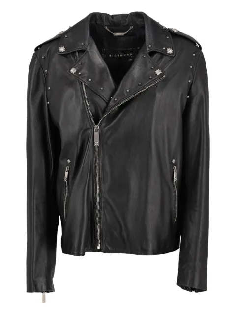 John Richmond leather biker jacket